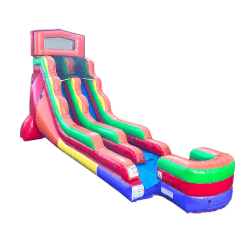 18FT Rainbow Wet Dry Slide